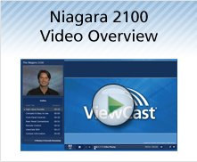 Watch the Niagara 2100 Video Overview - Learn how are low-cost encoder can get you streaming today!